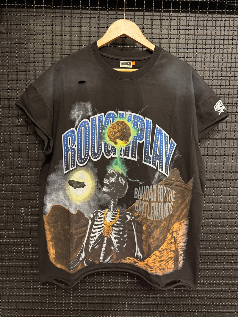 Camiseta Rough Play Skeleton Ice - Pronta Entrega