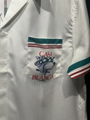 Conjunto Casablanca Tennis Club Seda Padronagem Monogramada Runner Rabbit - Pronta Entrega