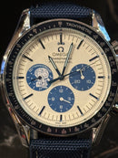 Relógio Omega Speedmaster Professional "Snoopy" 50th Anniversary Blue - Pronta Entrega