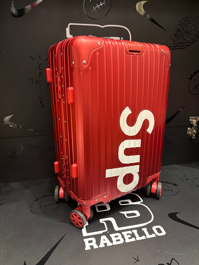 Mala Supreme Suitcase Alumínio Vermelha - Pronta Entrega