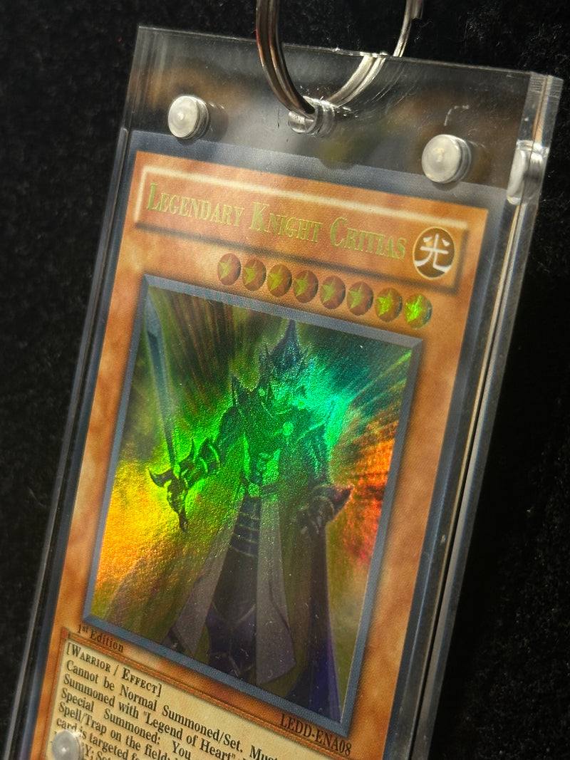 Corrente Yugioh Card Legendary Knight Critias - Pronta Entrega