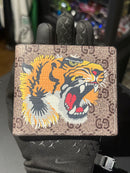 Carteira Gucci Tiger Bege - Pronta Entrega