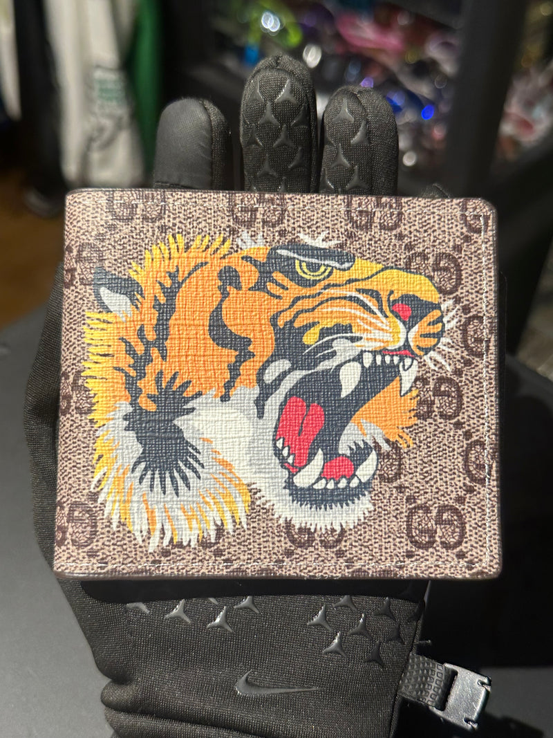 Carteira Gucci Tiger Bege - Pronta Entrega