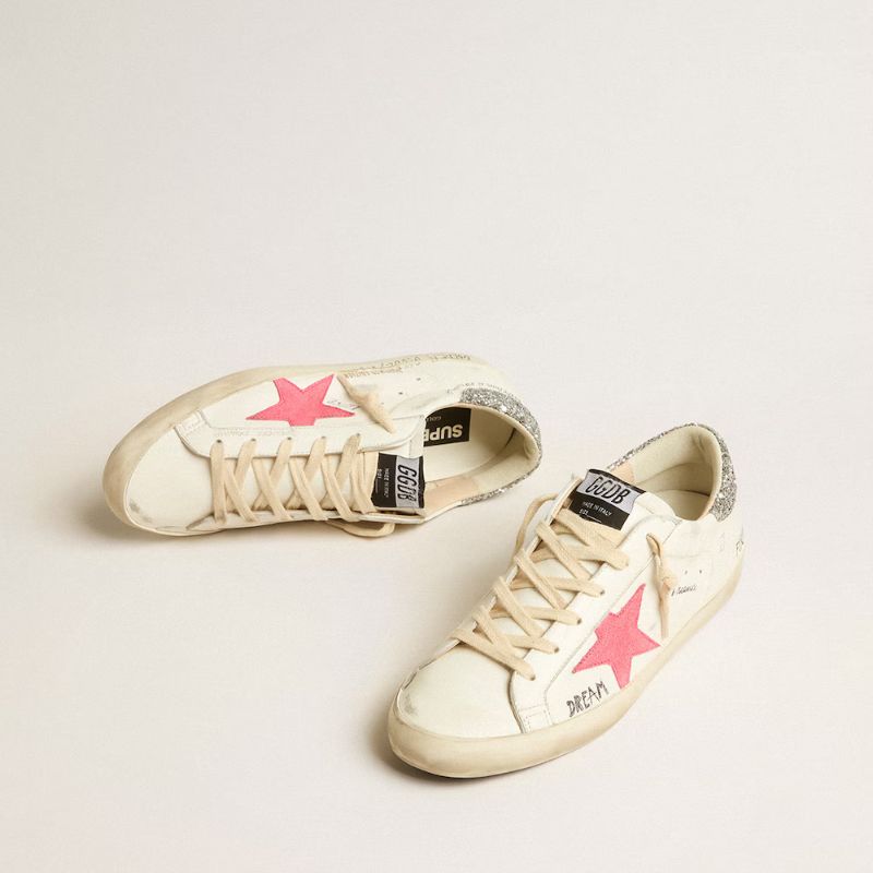 Golden Goose LTD Super-Star White Pink