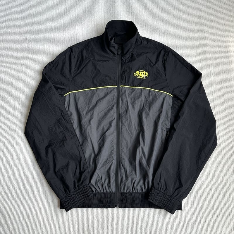 Conjunto Synaworld 'Syna Logo' Shell Preto/Cinza/Amarelo - Encomenda
