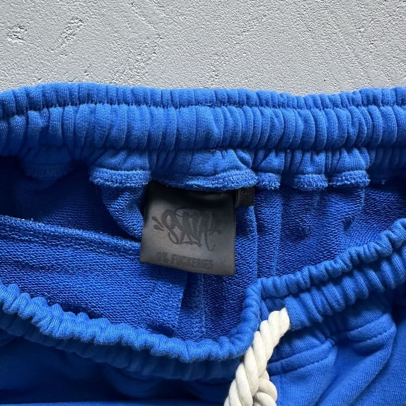 Conjunto Shorts Synaworld Azul/Amarelo - Encomenda