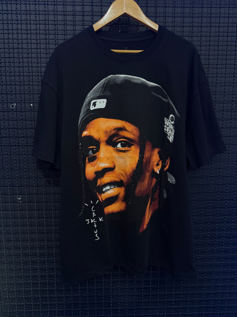 Camiseta Travis Scott Cactus Jack Face Tee Black - Pronta Entrega