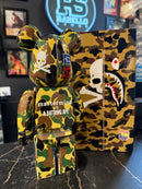 A Bathing Ape Mastermind Bearbrick Bear 400% Medicom Toy Boneco Colecionável 28cm - Pronta Entrega