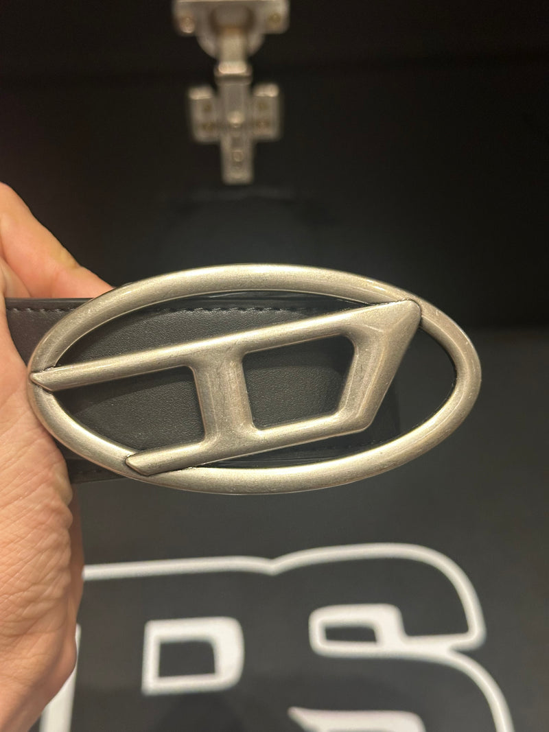 Cinto Diesel Black Fivela Prata  - Pronta Entrega