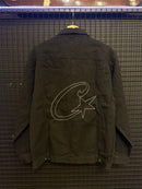 Jaqueta Jeans Corteiz x Denim Genes Black - Pronta Entrega