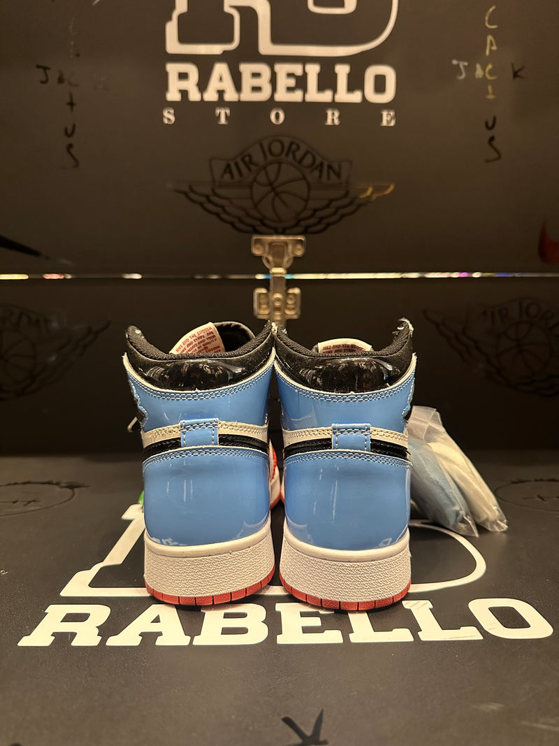 Tênis Air Jordan 1 High Fearless UNC Chicago - Pronta Entrega
