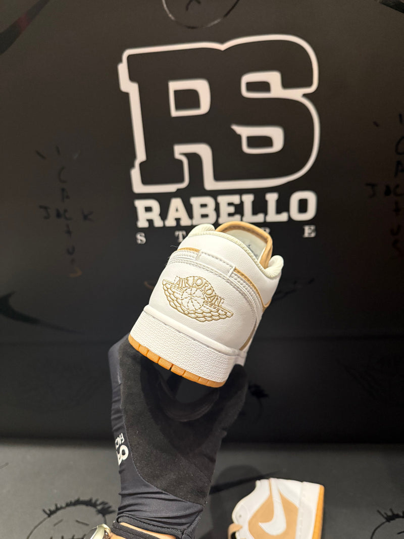 Tênis Nike Air Jordan 1 Low Hemp White - Pronta Entrega