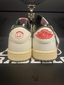 Tênis Nike Air Jordan 1 Retro Low SP Travis Scott "Medium Olive" - Pronta Entrega