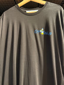 Camiseta OFF-WHITE Papo Donald Cartoon Slim Preta - Pronta Entrega