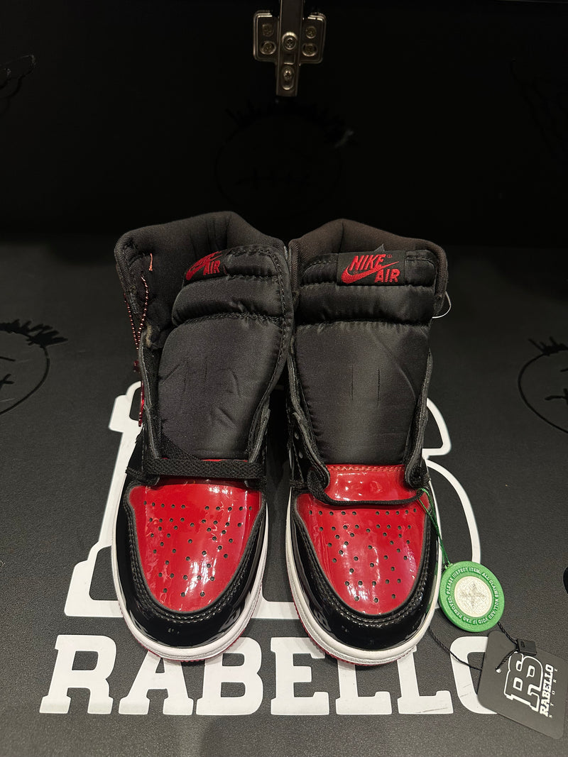 Tênis Air Jordan 1 Retro High OG Patent Bred Vermelho - Pronta Entrega