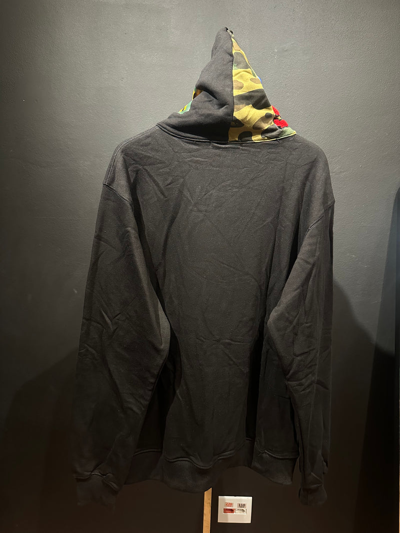 Jaqueta Bape Shark Hoodie Camo Black Full Zip - Pronta Entrega