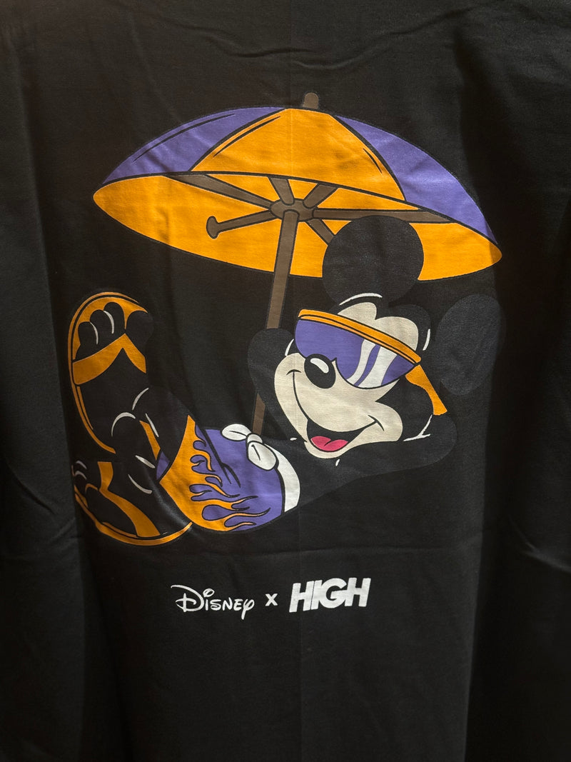 Camisa High X Disney Preta Mickey Mouse - Pronta Entrega