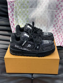 Louis Vuitton Black Crystal 'LV Trainer Maxi' - Encomenda