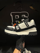 Tênis Louis Vuitton LV Trainer Maxi Black White - Pronta Entrega