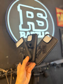 Case Chrome Hearts para Iphone Courino Preto- Pronta Entrega