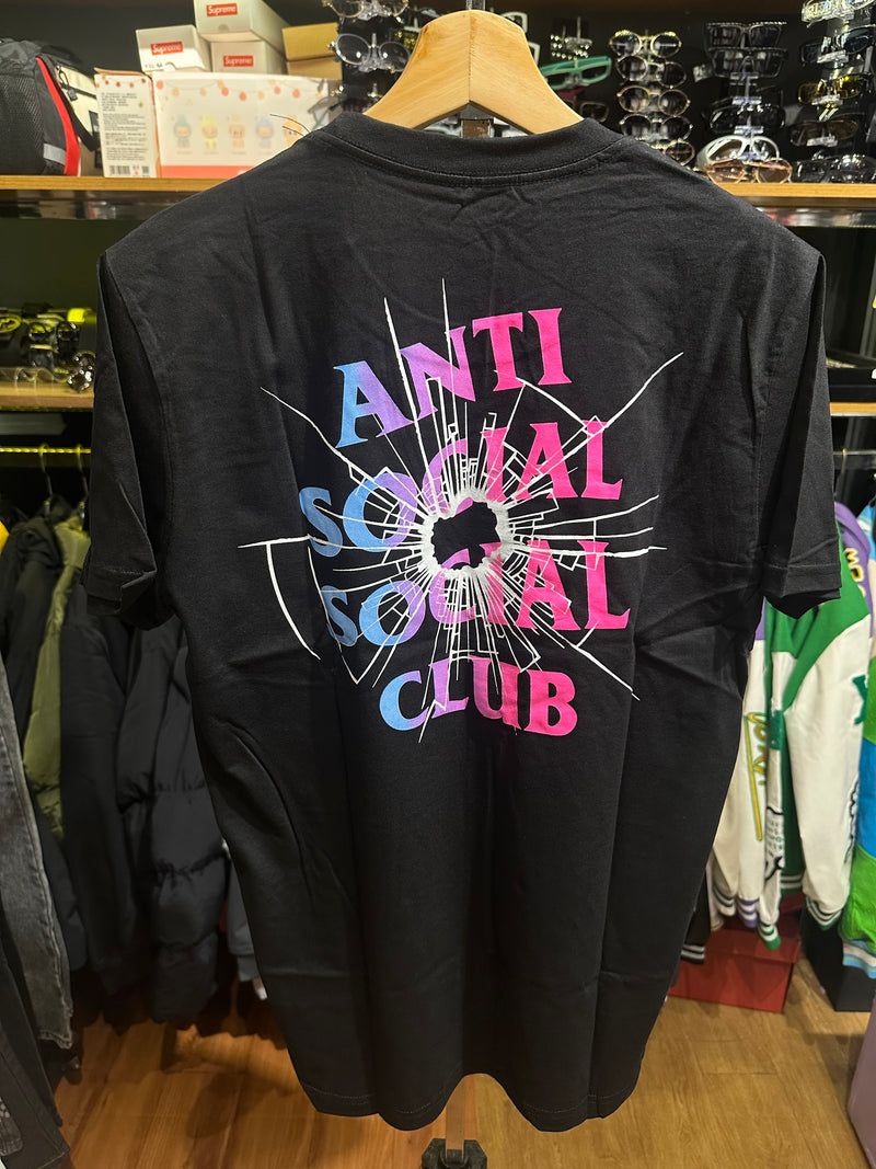 Camisa Anti Social Social Club Preta Break Glass - Pronta Entrega