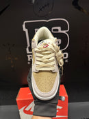 Tênis Nike Dunk Low Double Logo Koala Solado Glow - Pronta Entrega