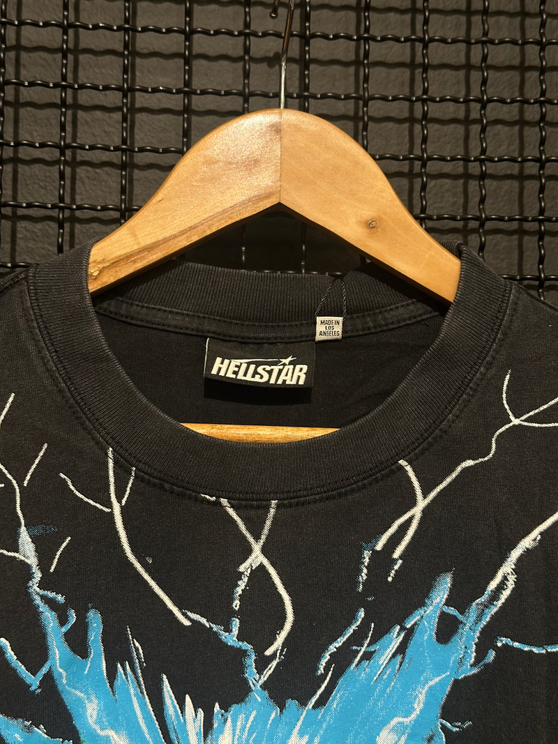 Camiseta Hellstar Elétrica Kid Black - Pronta Entrega