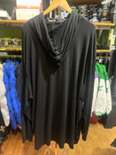 Moletom Oversize com gorro Lacoste Preta - Pronta Entrega