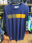 Camisa Lacoste 1927 Azul Logo Frontal Yellow - Pronta Entrega