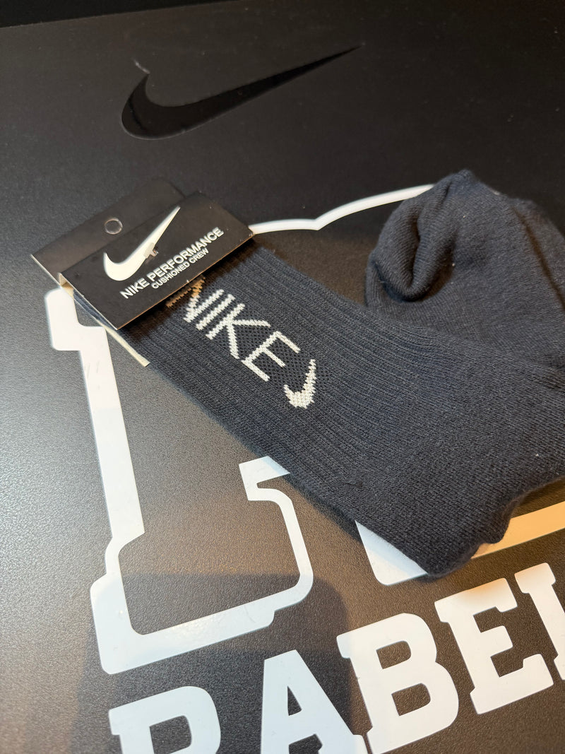 Meia Nike Sport Cano Alto Preto - Pronta Entrega
