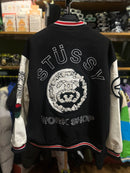 Jaqueta Varsity Stussy X Denim Tears X Our Legacy 80’s- Pronta Entrega