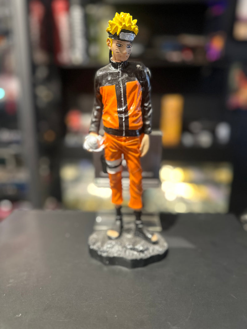 Boneco de Resina Naruto Shippuden Naruto Rasenshuriken 29cm Resina - Pronta Entrega