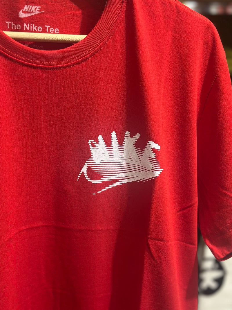 Camisa Nike Print Vermelha - Pronta Entrega