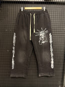 Calça Moletom Lost Intricacy Statue Of Liberty Black  - Pronta Entrega