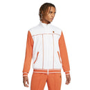 Jaqueta Nike Court Heritage Suit Branca e Marrom - Pronta Entrega