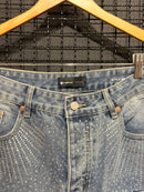 Short Jeans Claro Purple Brand Brilliant Lights - Pronta Entrega
