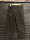 Calça Jeans Chrome Hearts x Comme Des Garçons Triple Black - Pronta Entrega