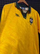 Camiseta Seleção Brasileira Retrô 1991/1993 Amarela Umbro - Pronta Entrega