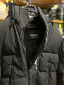 Jaqueta Puffer Trapstar “It’s a Secret” Black Logo White - Pronta Entrega