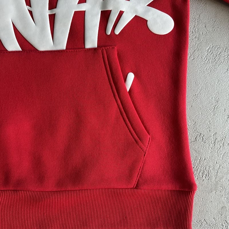 Conjunto Team Syna Hood Twinset Red - Encomenda