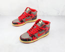 Nike Dunk High Red Acid Wash - Encomenda
