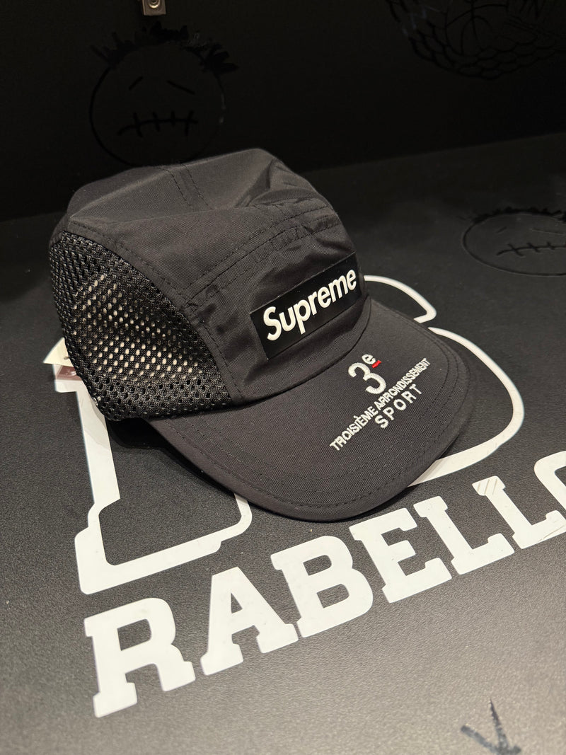 Boné Supreme Mesh Side Panel Camp Preto - Pronta Entrega