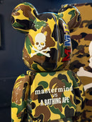 A Bathing Ape Mastermind Bearbrick Bear 400% Medicom Toy Boneco Colecionável 28cm - Pronta Entrega