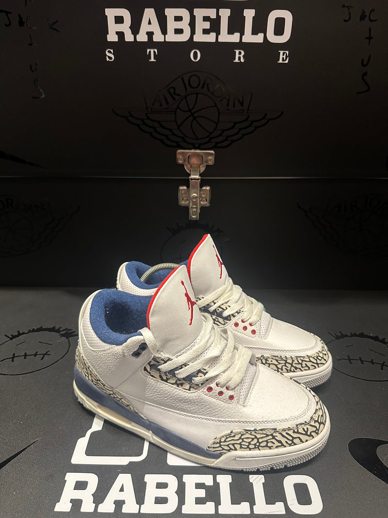Tênis Nike Air Jordan 3 Retro True Blue OG - Pronta Entrega