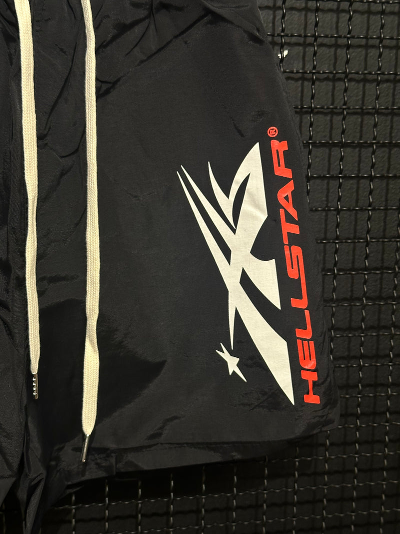 Short Hellstar Waxed Nylon High Street Black - Pronta Entrega