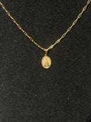 Corrente Cartier Banhada Pingente Nossa Senhora 30 CM - Pronta Entrega