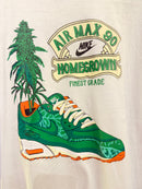 Camiseta Nike Oversized Air Max 90 Homegrown Branca - Pronta Entrega