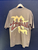Camiseta Mixed Emotion Angel Brown Oversized - Pronta Entrega