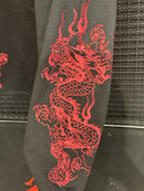 Calça Moletom Ed Hardy Dragon Black Red - Pronta Entrega