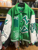 Jaqueta Varsity Louis Vuitton Green - Pronta Entrega